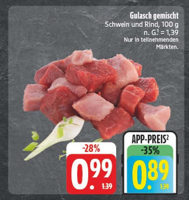 Gulasch gemischt im aktuellen Prospekt bei EDEKA in Bautzen